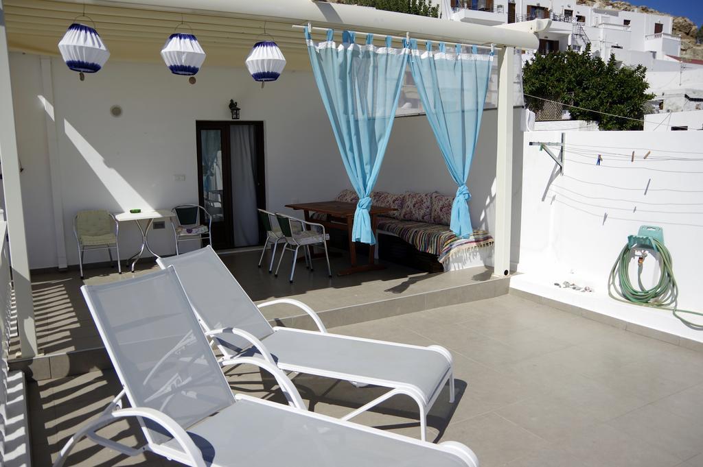 Eleni Boutique Apartment Lindos  Bagian luar foto