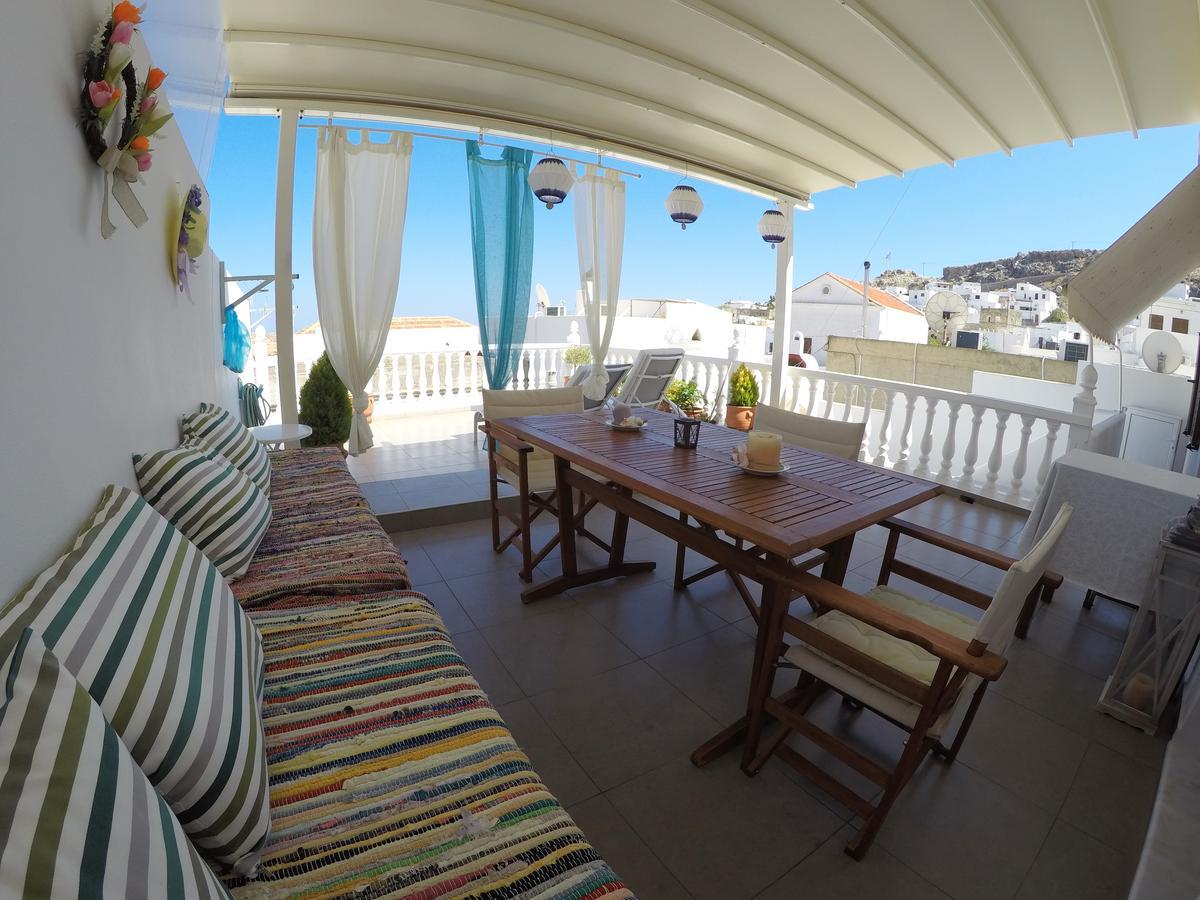 Eleni Boutique Apartment Lindos  Bagian luar foto