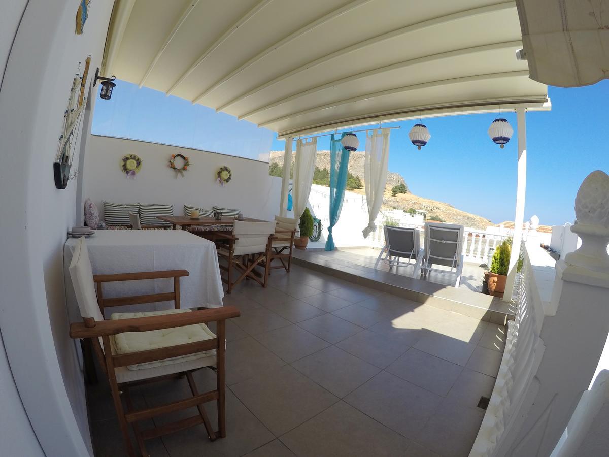 Eleni Boutique Apartment Lindos  Bagian luar foto